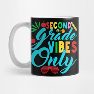 2nd Grade Vibes Teachers Boys Girls Funny Back To School Mug
